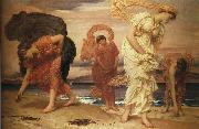 Greek Girls Picking Up Pebbles by the Sea Lord Frederic Leighton